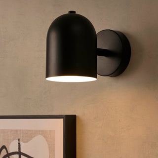 Black & Feather Arden LED Rechargeable Wall Light - Black