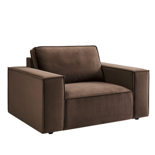 Black & Feather Brooklyn Loveseat - Cappuccino