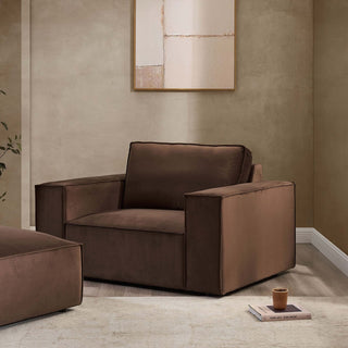 Black & Feather Brooklyn Loveseat - Cappuccino