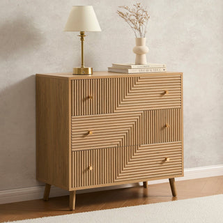 Black & Feather Dora 3 Drawer Chest - Light Wood