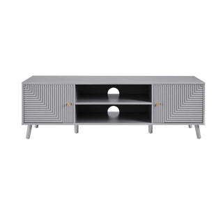 Black & Feather Dora TV Unit for TVs up to 60"- Light Grey