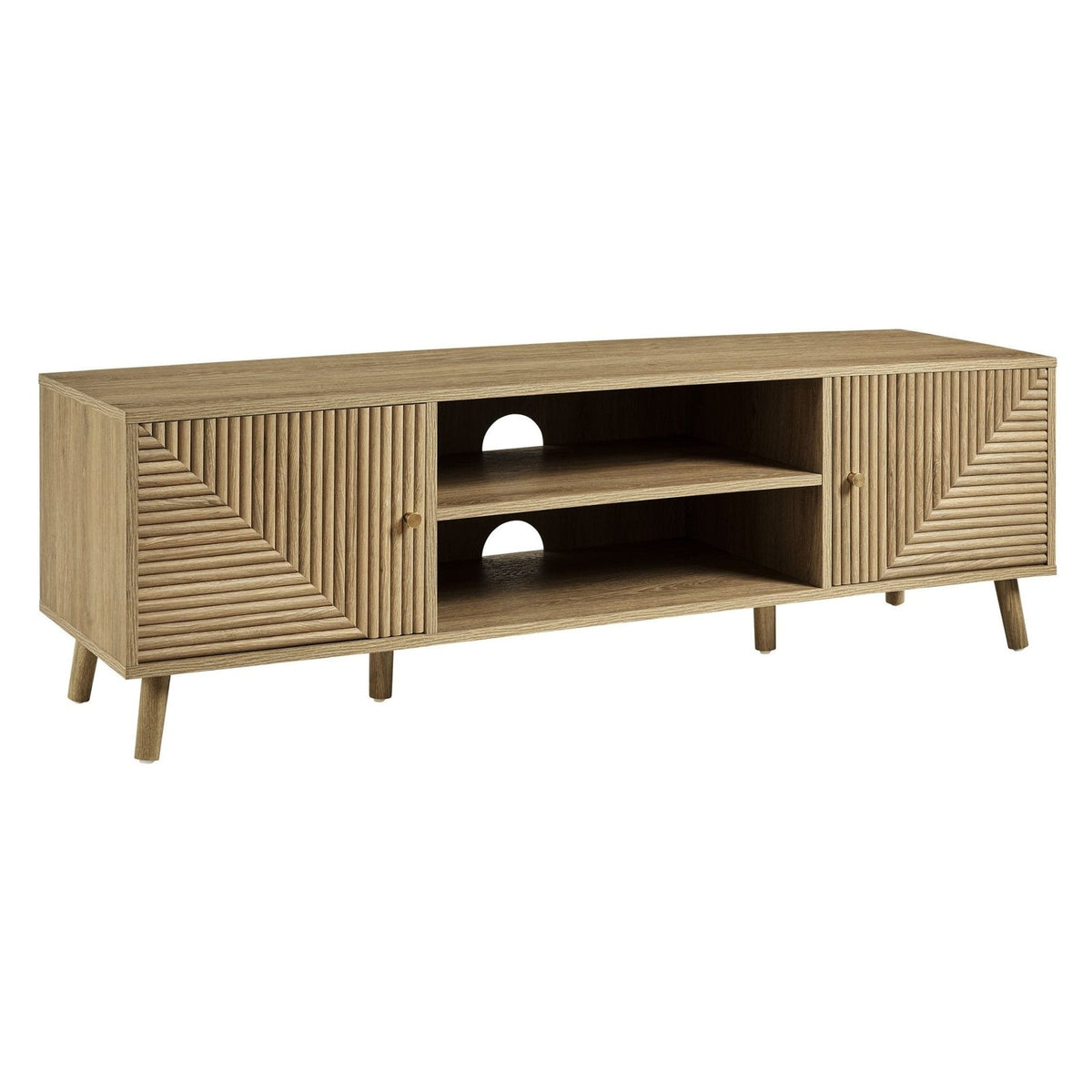 Black & Feather Dora TV Unit for TVs up to 60" - Light Wood