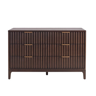 Black & Feather Elena Ash 6 Drawer Chest - Walnut