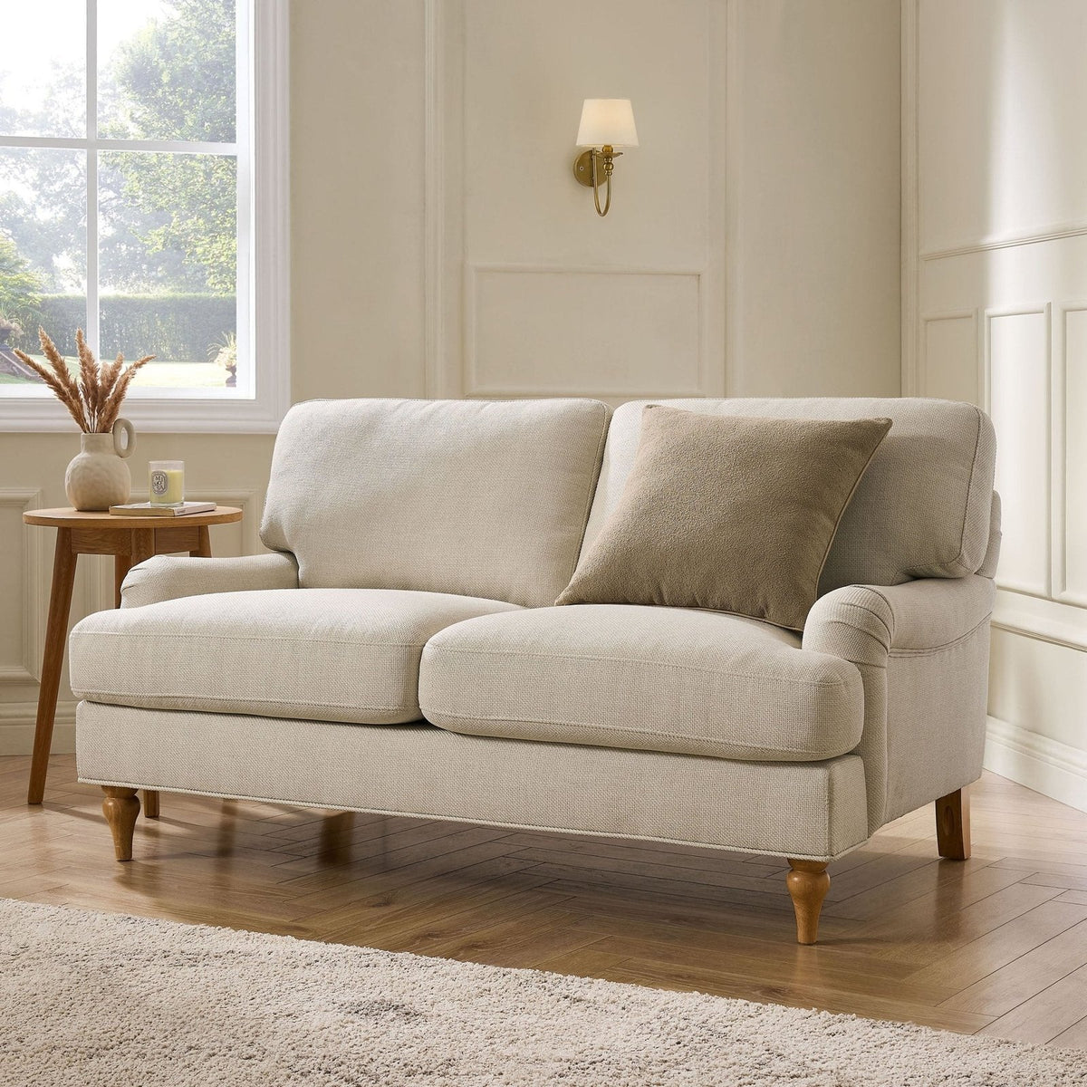 Black & Feather Hampshire 2 Seater Sofa - Beige