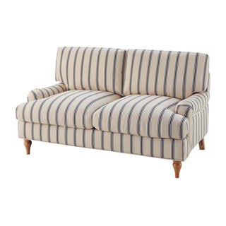 Black & Feather Hampshire 2 Seater Sofa - Blue Stripe