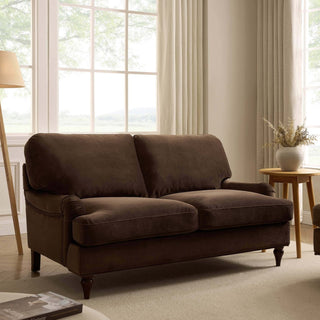 Black & Feather Hampshire 2 Seater Sofa - Cappuccino