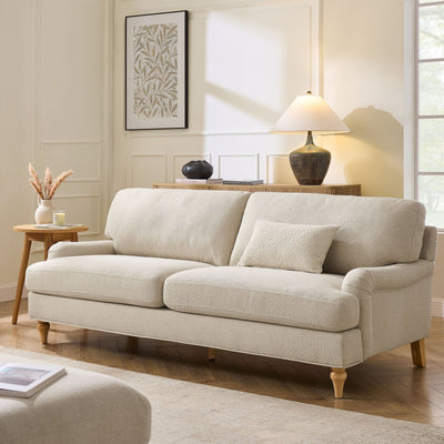 Black & Feather Hampshire 3 Seater Sofa - Beige
