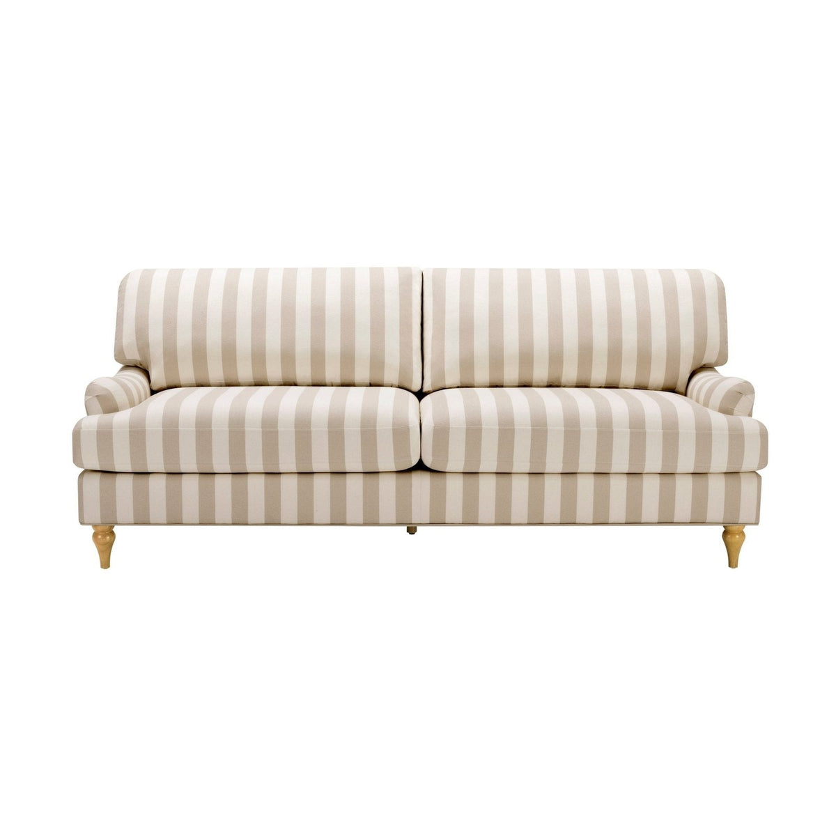 Black & Feather Hampshire 3 Seater Sofa - Natural Stripe
