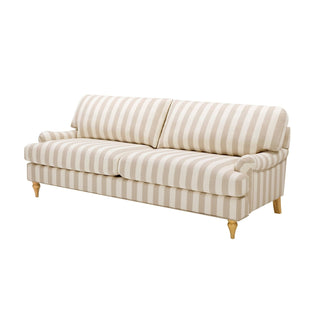 Black & Feather Hampshire 3 Seater Sofa - Natural Stripe
