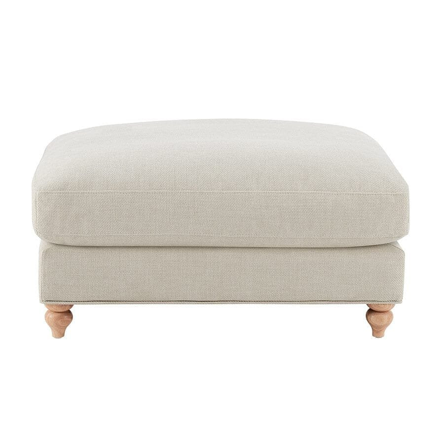Black & Feather Hampshire Pouffe - Beige