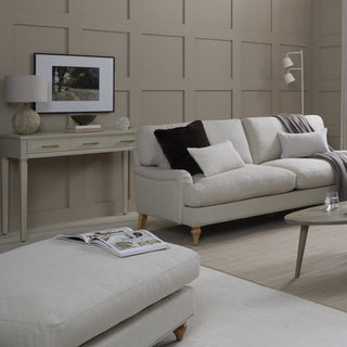 Black & Feather Hampshire Pouffe - Beige