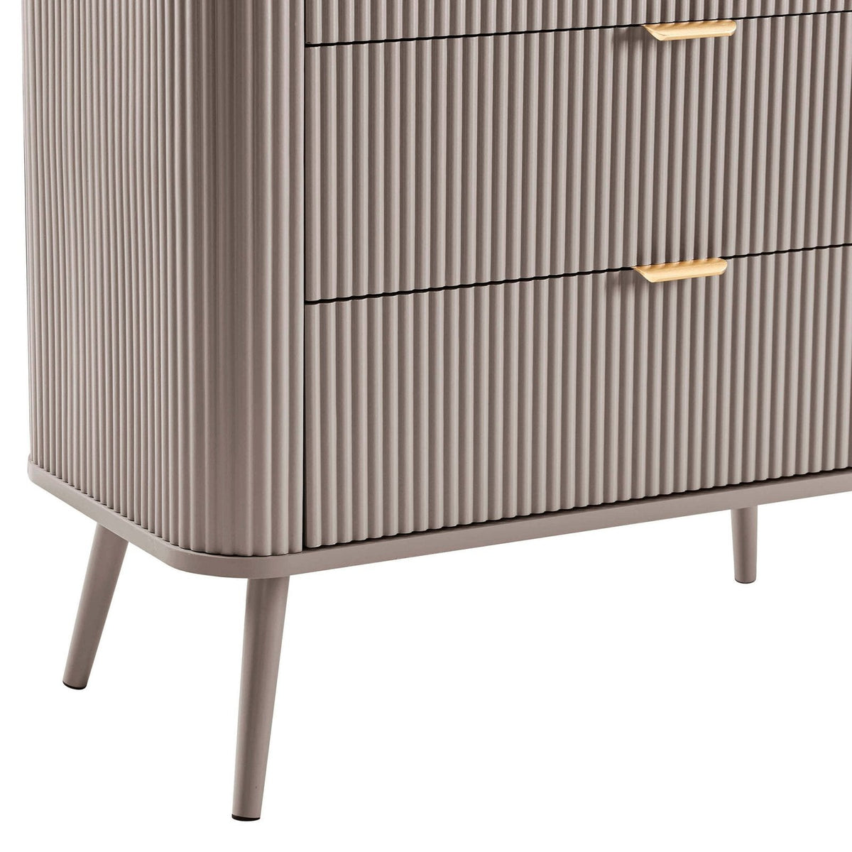 Black & Feather Hattie 3 Drawer Small Chest - Taupe