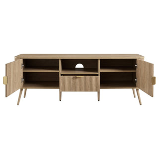 Black & Feather Hattie TV Unit for TVs up to 65"- Light Wood