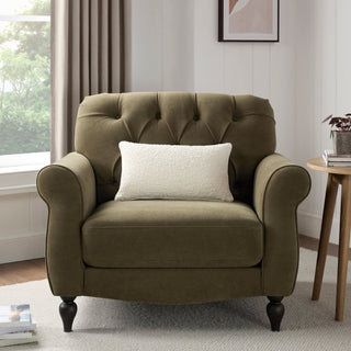 Black & Feather Hebden Armchair - Olive Green