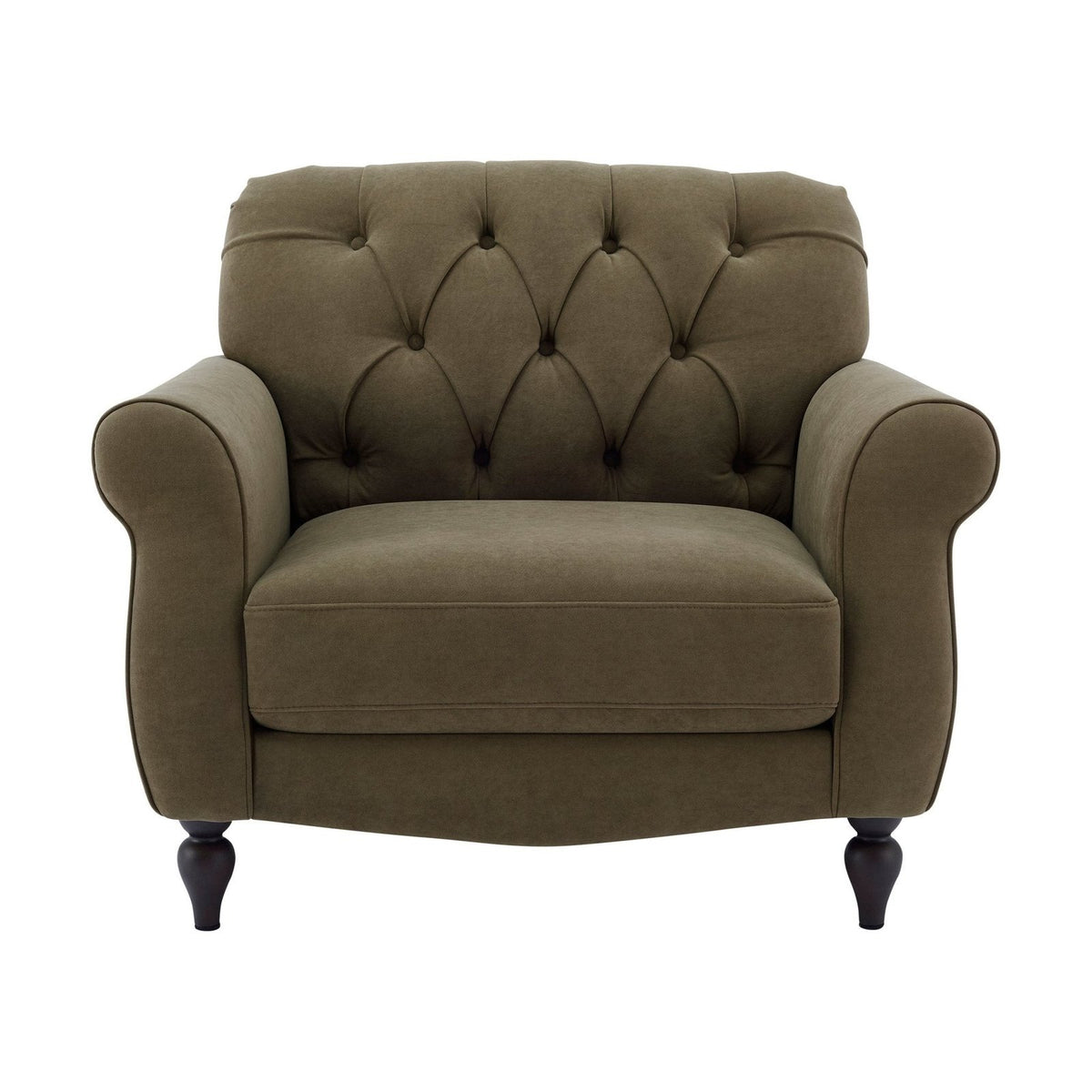 Black & Feather Hebden Armchair - Olive Green