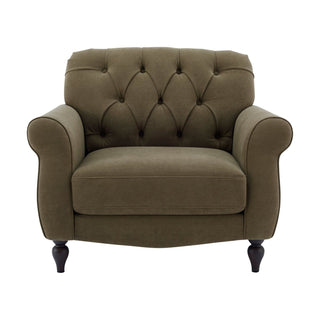 Black & Feather Hebden Armchair - Olive Green