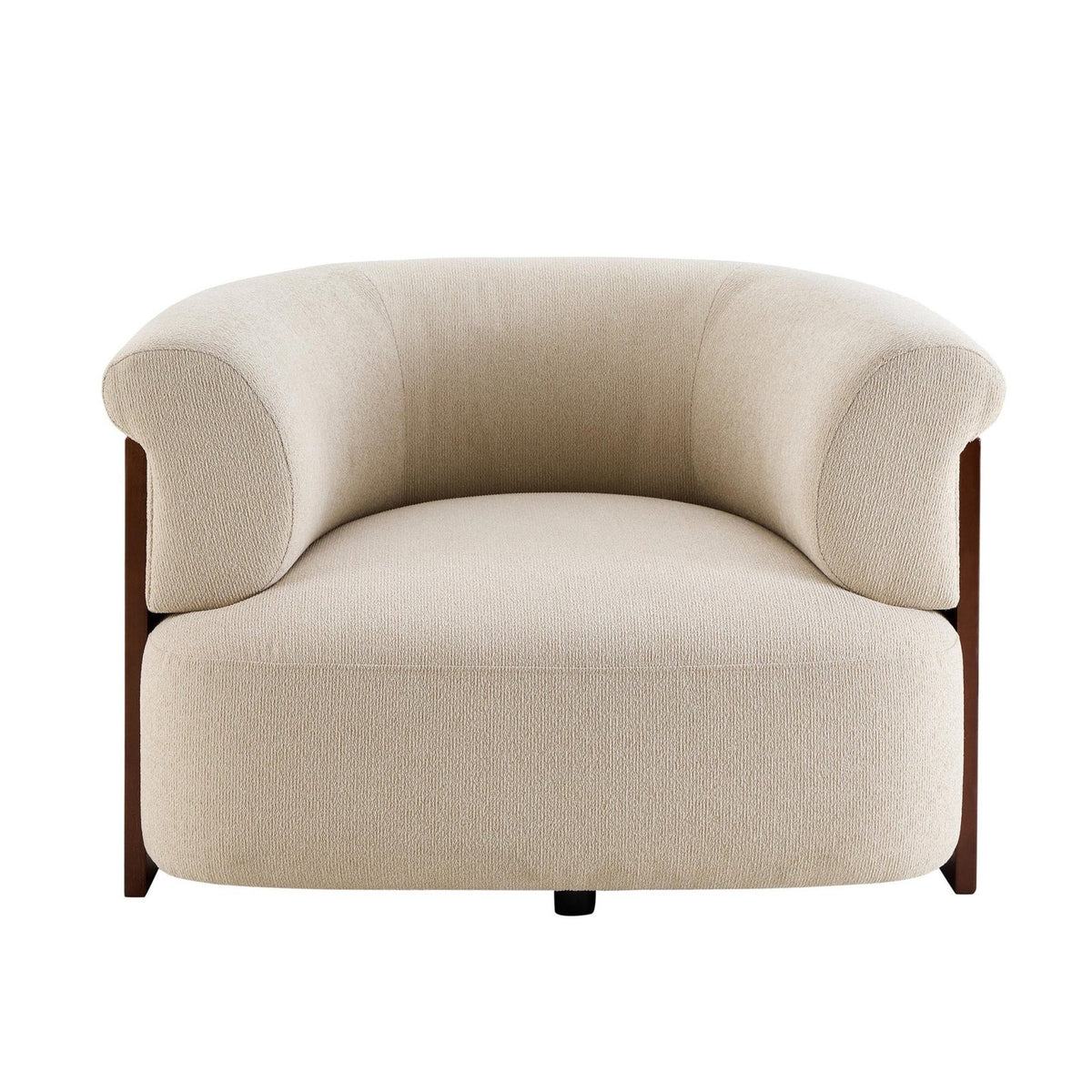 Black & Feather Jemima Accent Chair - Sand Boucle