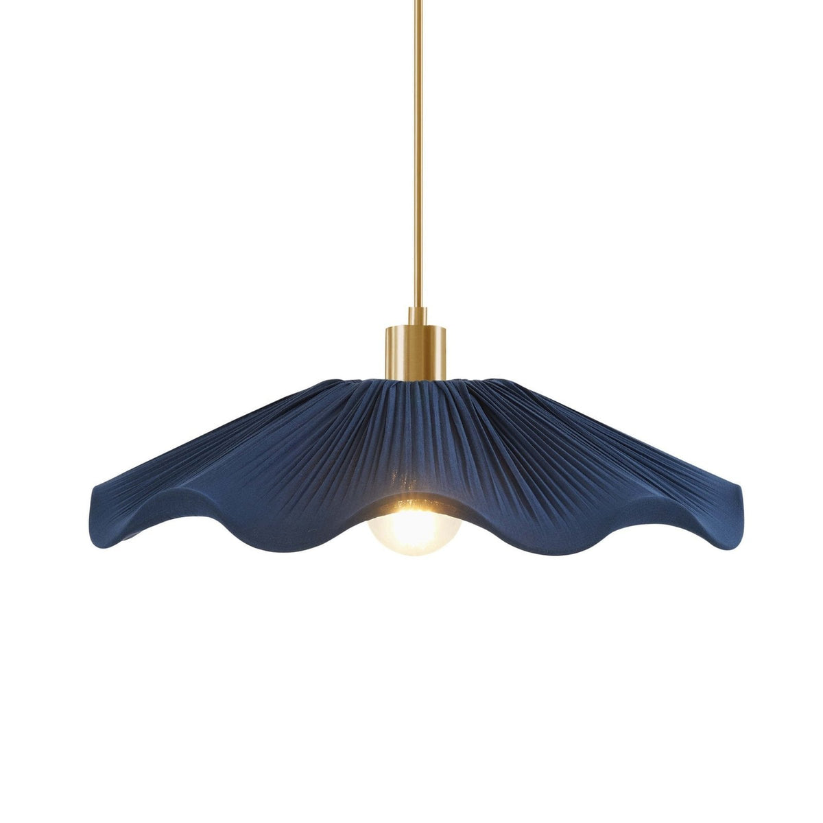 Black & Feather Libby Fabric Ceiling Shade - Navy