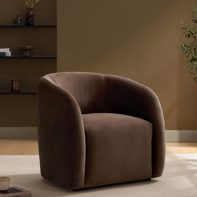 Black & Feather Liberty Accent Chair - Cappuccino