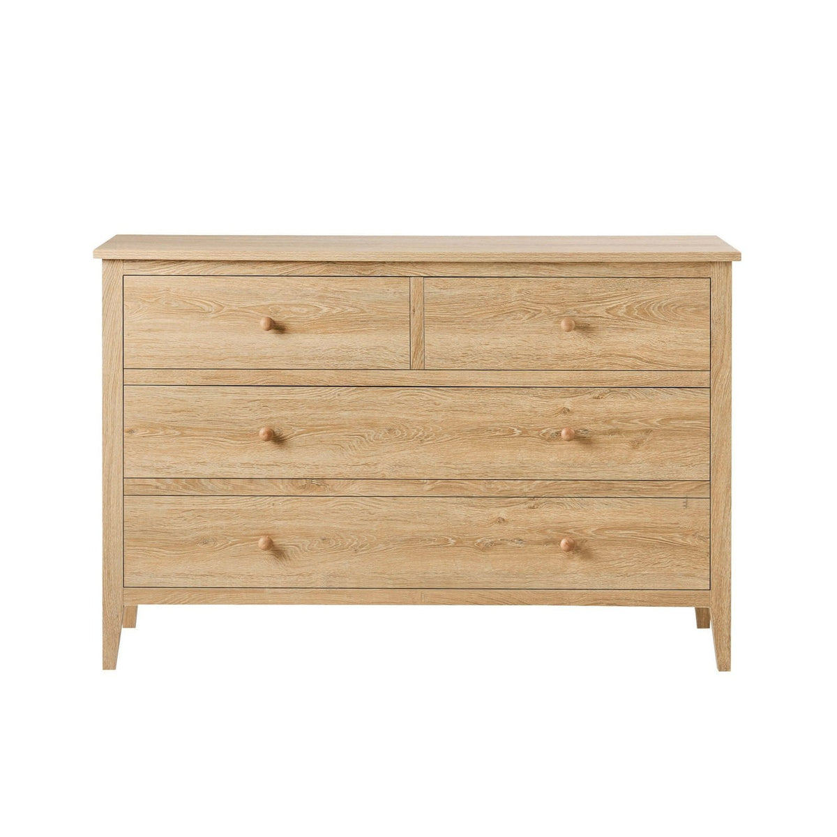 Black & Feather Nell 4 Drawer Chest - Light Wood