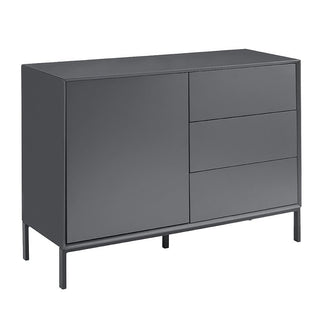 Black & Feather Nova Small Sideboard with Drawers - Charcoal