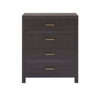 Black & Feather Piper 4 Drawer Chest - Dark Wood