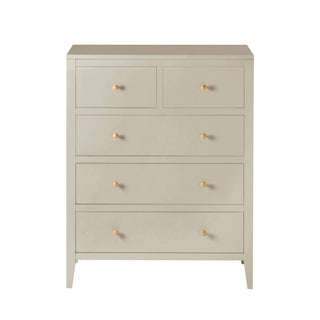Black & Feather Poppy 5 Drawer Chest - Cream