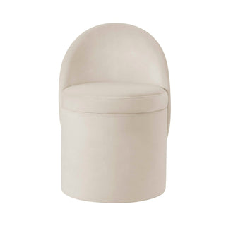 Black & Feather Primrose Dressing Table Storage Stool - Ecru