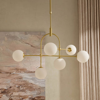 Black & Feather Rowan Brushed Gold Ceiling Light - Gold