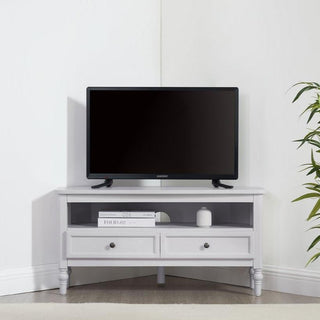 Black & Feather Ruby 100cm Corner TV Unit - Washed Stone