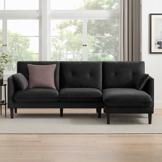 Black & Feather Shoreditch Right Hand Chaise Sofa - Ink