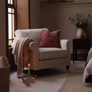 Black & Feather Sicily Armchair - Stripe