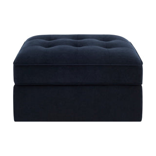 Black & Feather Sloane Ottoman Storage Pouffe- Midnight