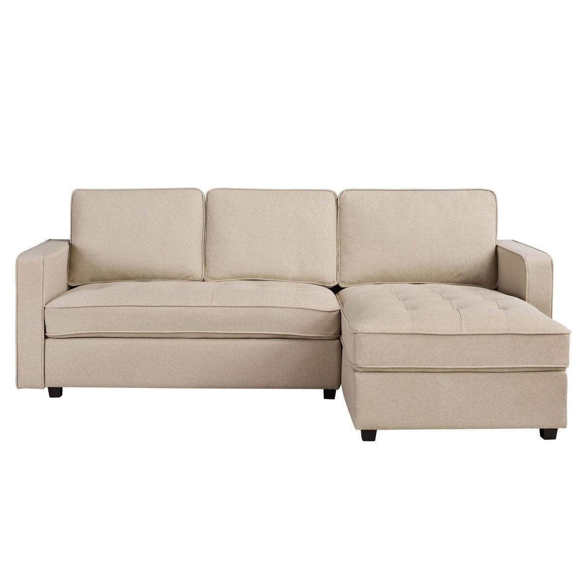 Black & Feather Sloane Right Hand Chaise - Oatmeal