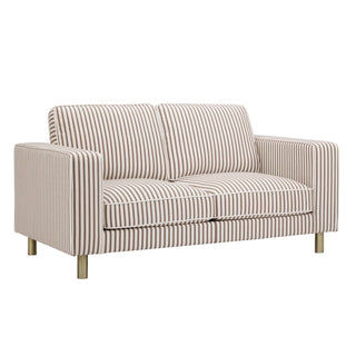 Black & Feather Soho 2 Seater Sofa - Chocolate Stripe