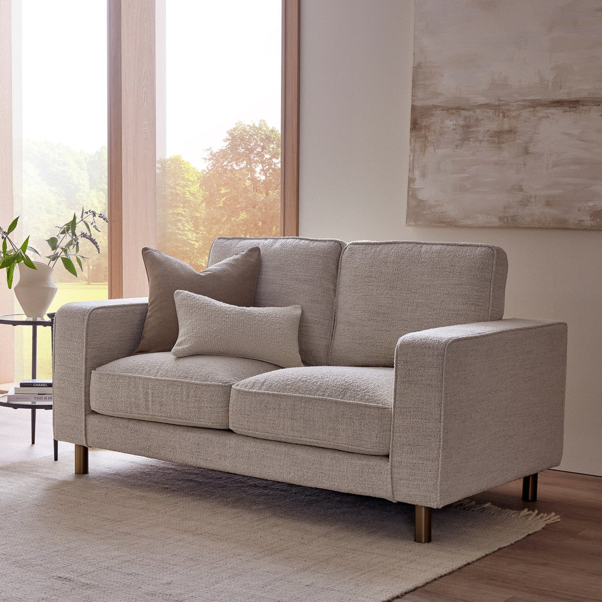 Black & Feather Soho Bouclé 2 Seater Sofa - Ivory