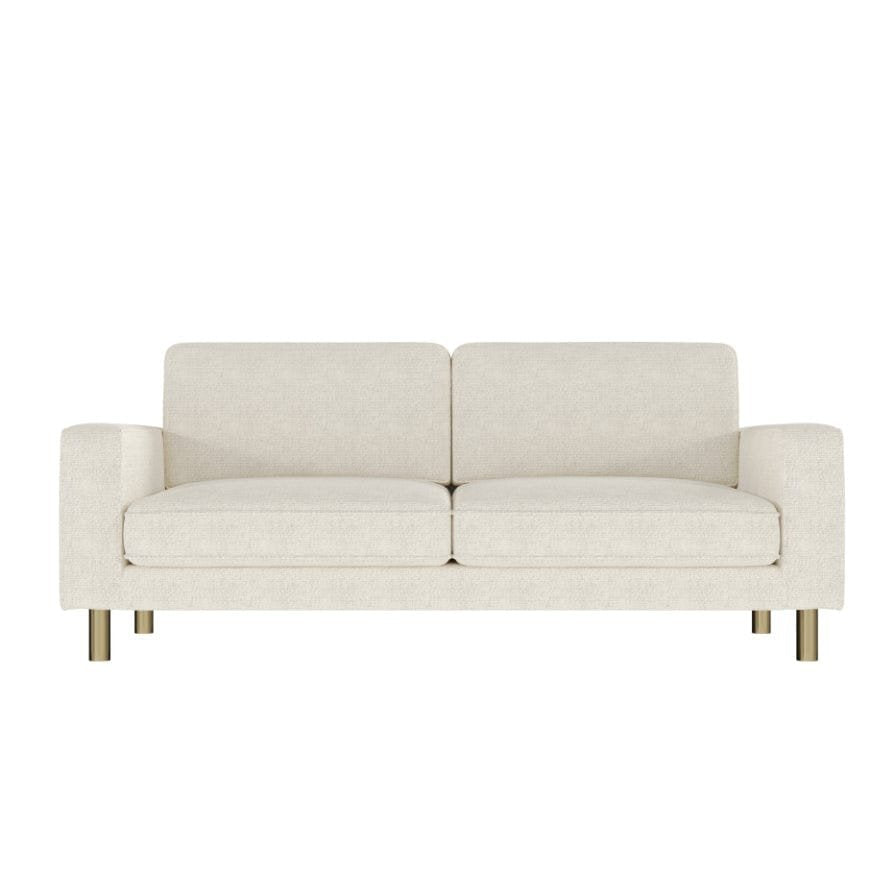 Black & Feather Soho Bouclé 3 Seater Sofa - Ivory
