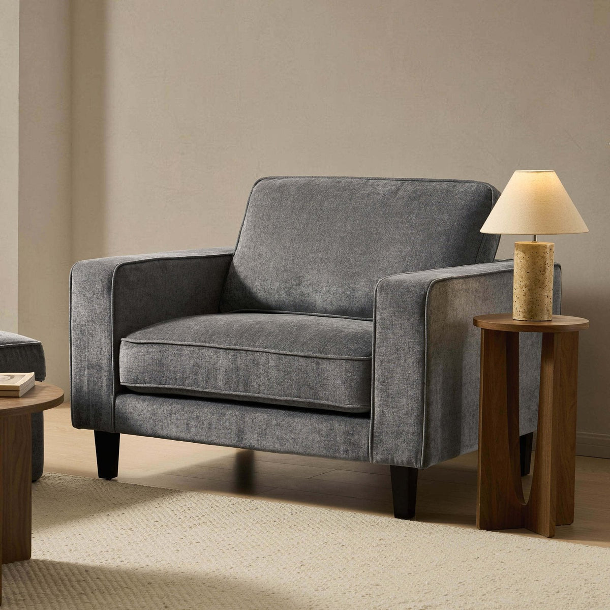 Black & Feather Soho Loveseat - Grey