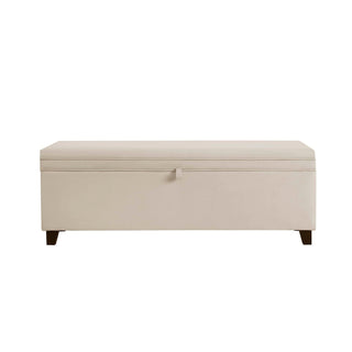 Black & Feather Windermere Storage Ottoman - Ecru