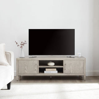 Blair 140cm TV Black & Feather Unit - Ash
