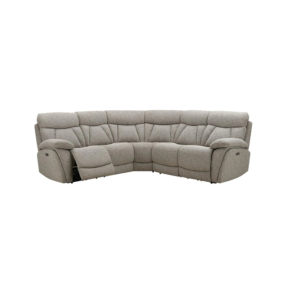 Bolton Lisbon Beige Laura Ashley Fabric Recliner Corner Sofa