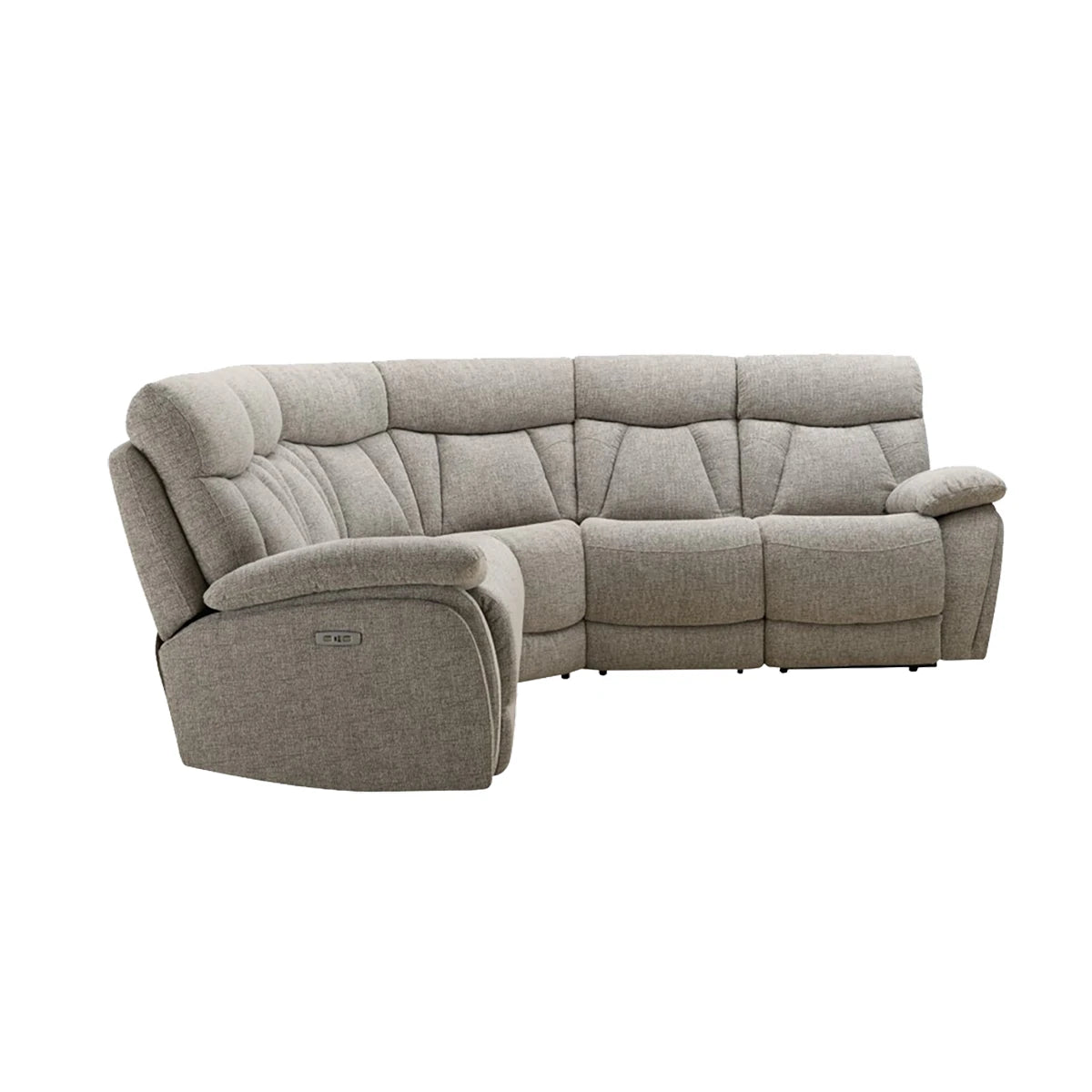 Bolton Lisbon Beige Laura Ashley Fabric Recliner Corner Sofa