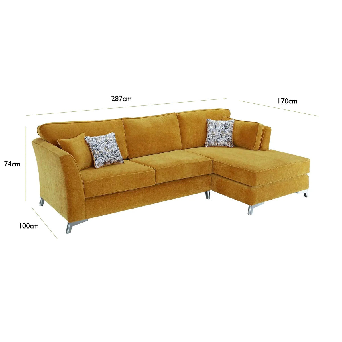 Bonita 3 Seater L Shape Chaise Sofa – LauraAshley