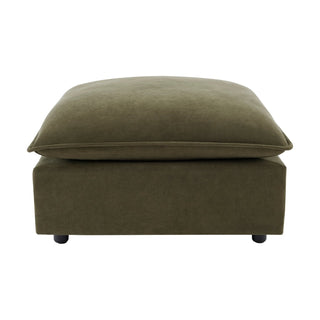 Boston Pouffe - Olive – Feather & Black