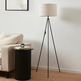 Boucle Floor Lamp - Ecru – Feather & Black