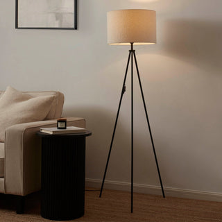 Boucle Floor Lamp - Ecru – Feather & Black