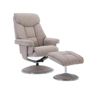 Bridge Fabric Swivel Chair and Footstool – Laura & Ashley