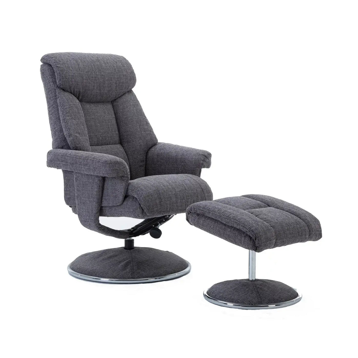 Bridge Fabric Swivel Chair and Footstool – Laura & Ashley