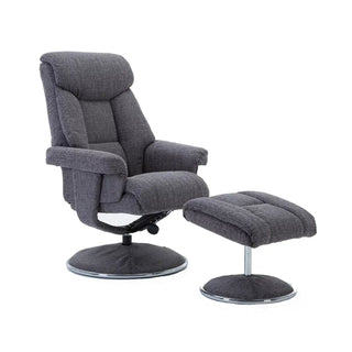 Bridge Fabric Swivel Chair and Footstool – Laura & Ashley