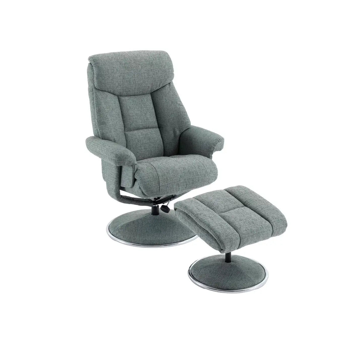 Bridge Fabric Swivel Chair and Footstool – Laura & Ashley
